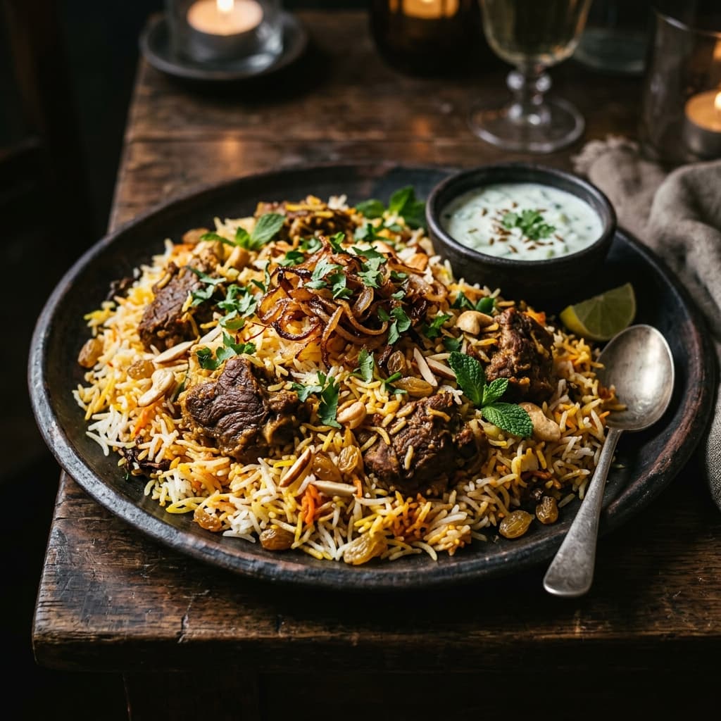 Mutton Dum Biryani