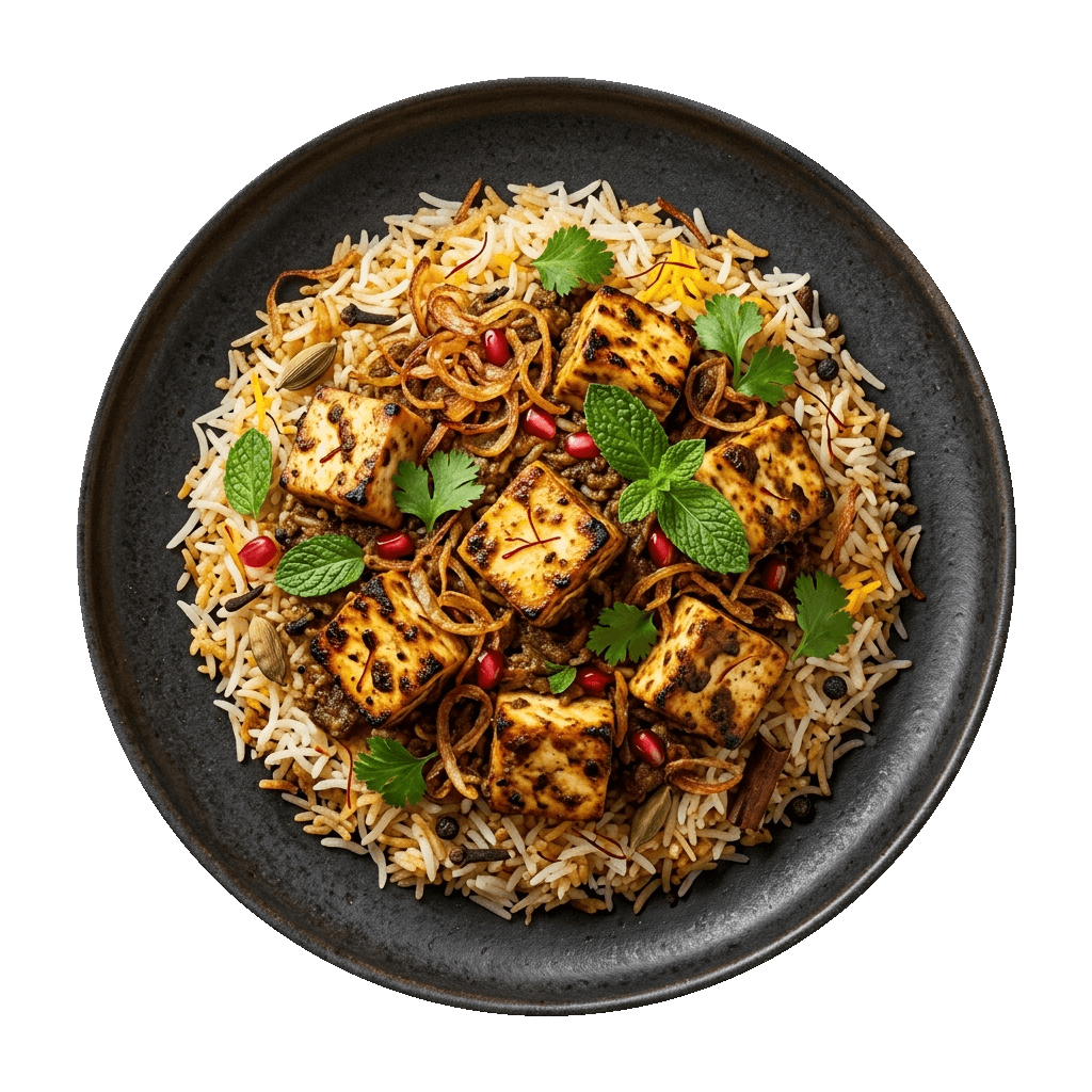 Paneer Dum Biryani